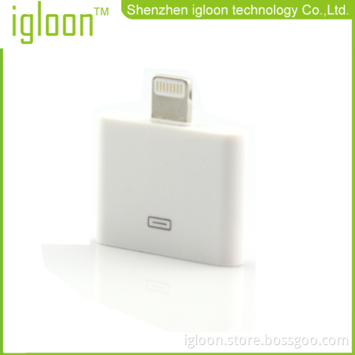 High Quality Apple Lightning To 30 Pin Female Adapter For Ipad Mini Ipad4 And Iphone5 Original Lightning Tip